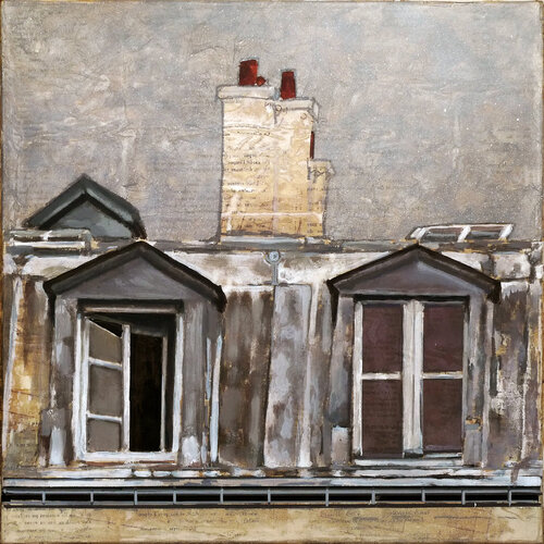 rue Deguerry, détail by Paul Bagnulo, Painting for Sale on Singulart