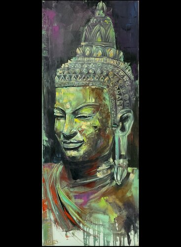 Buddha von Petko Dzhelebov, Malerei kaufen auf Singulart