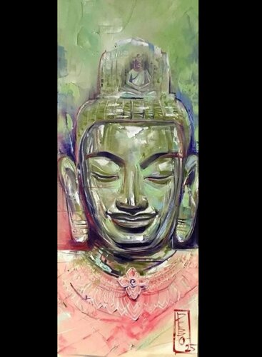 Buddha von Petko Dzhelebov, Malerei kaufen auf Singulart