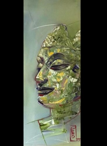 Buddha von Petko Dzhelebov, Malerei kaufen auf Singulart