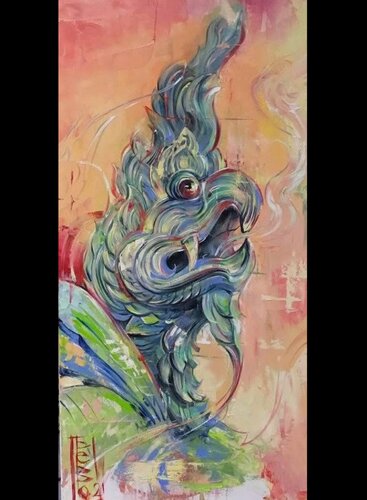 Colourful von Petko Dzhelebov, Malerei kaufen auf Singulart