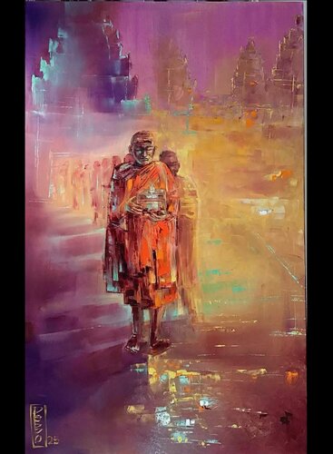 Peaceful de Petko Dzhelebov, Pintura a la venta en Singulart