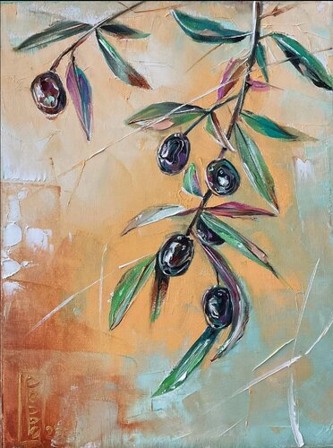 olive tree van Petko Dzhelebov, Schilderij te koop op Singulart