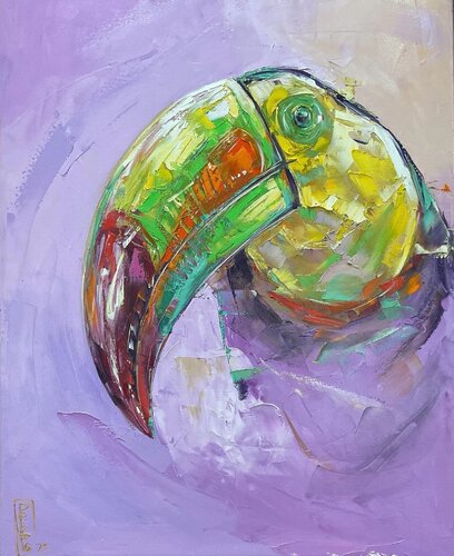 The focused handsome one by Petko Dzhelebov, Painting for Sale on Singulart