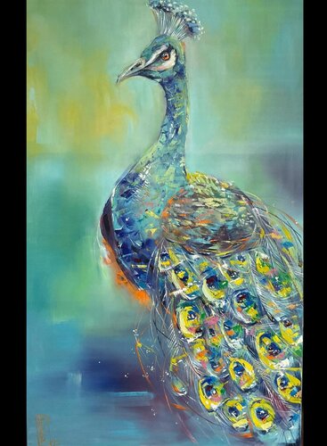 Peacok von Petko Dzhelebov, Malerei kaufen auf Singulart