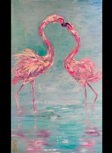 Love is in the air von Petko Dzhelebov, Malerei kaufen auf Singulart