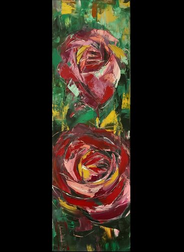 Roses van Petko Dzhelebov, Schilderij te koop op Singulart