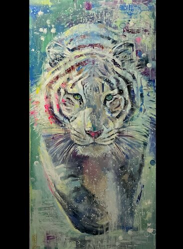 The mighty one von Petko Dzhelebov, Malerei kaufen auf Singulart