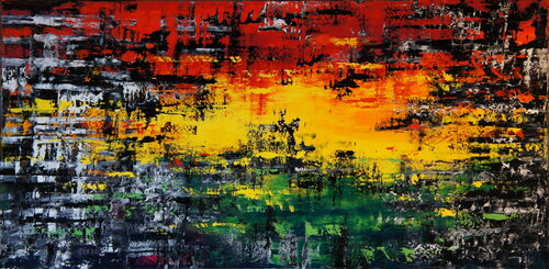 Pan-Africa (heavy canvas) von Ansgar Dressler, Malerei kaufen auf Singulart