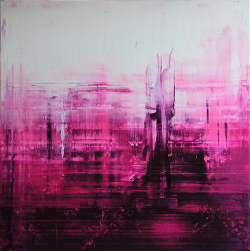She Likes To Dream In Pink III von Ansgar Dressler, Malerei kaufen auf Singulart