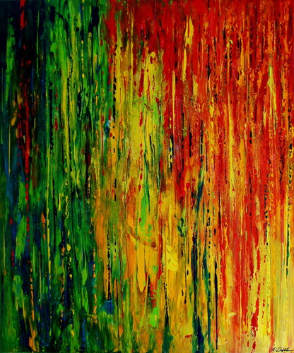 Rainbow Rain di Ansgar Dressler, Pittura in vendita su Singulart