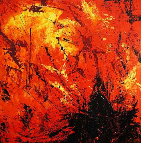 Pyromania di Ansgar Dressler, Pittura in vendita su Singulart