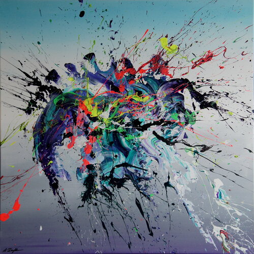 Emotional Release III (Spirits Of Skies 081040) par Ansgar Dressler, Peinture en vente sur Singulart