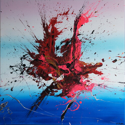 Emotional Release IV (Spirits Of Skies 081041) par Ansgar Dressler, Peinture en vente sur Singulart