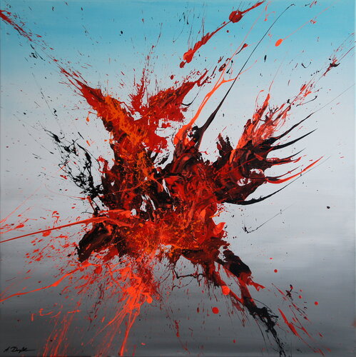 Emotional Release V (Spirits Of Skies 064048) di Ansgar Dressler, Pittura in vendita su Singulart