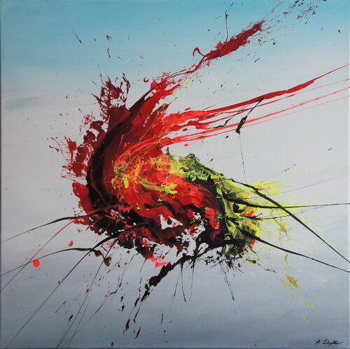 Emotional Release VII (Spirits Of Skies 064077) di Ansgar Dressler, Pittura in vendita su Singulart