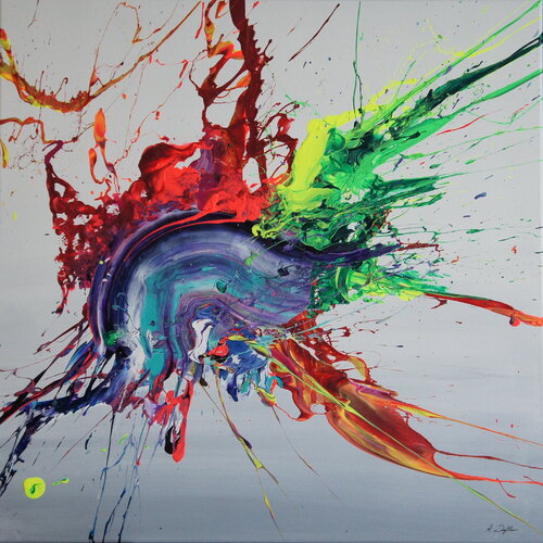 Emotional Release XII (Spirits Of Skies 064122) di Ansgar Dressler, Pittura in vendita su Singulart