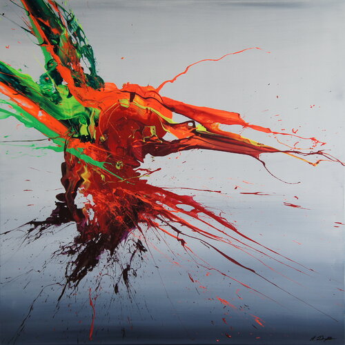 Emotional Release XIV (Spirits Of Skies 064129) di Ansgar Dressler, Pittura in vendita su Singulart