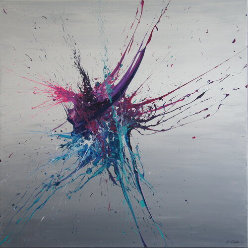 Emotional Release XVI (Spirits Of Skies 064138) di Ansgar Dressler, Pittura in vendita su Singulart