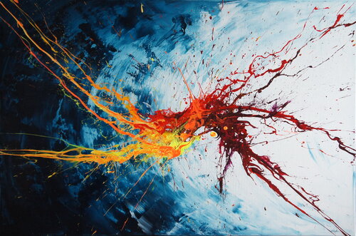 Night Igniter IV di Ansgar Dressler, Pittura in vendita su Singulart