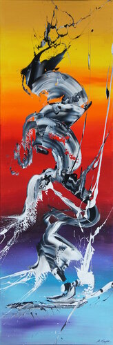 Spirits Rising II (Spirits Of Skies 075032) par Ansgar Dressler, Peinture en vente sur Singulart