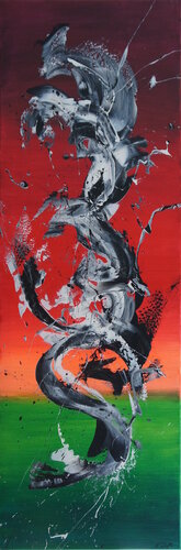 Spirits Rising V (Spirits Of Skies 075071) par Ansgar Dressler, Peinture en vente sur Singulart