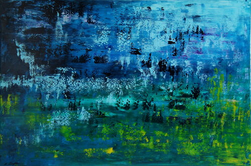 Floating IX par Ansgar Dressler, Peinture en vente sur Singulart