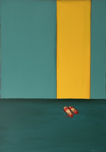 On the Threshold of Growing Up by Nataliia Zevaikina, Painting for Sale on Singulart