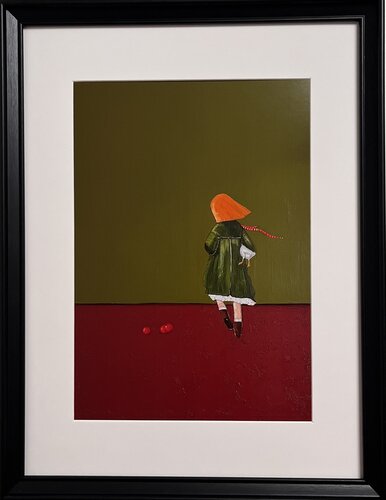 A walk with a Christmas friend by Nataliia Zevaikina, Print for Sale on Singulart
