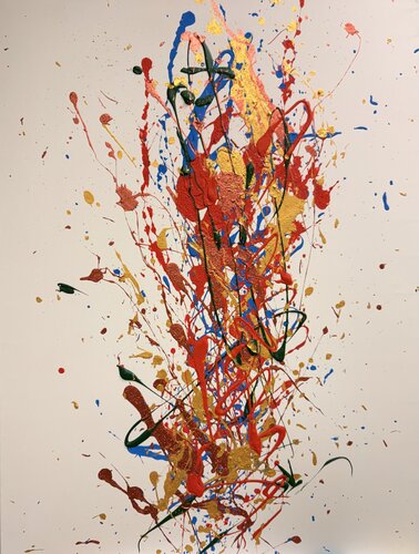"The Sunset splash" van Eva Michalikova, Schilderij te koop op Singulart