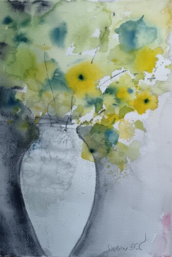 Esplosione floreale de Sabine Blomqvist, Obra en papel a la venta en Singulart