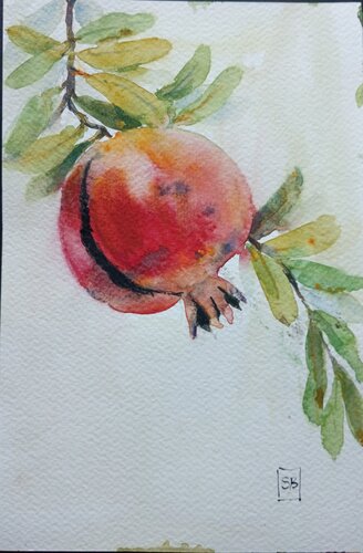 Melograno by Sabine Blomqvist, Work on Paper for Sale on Singulart