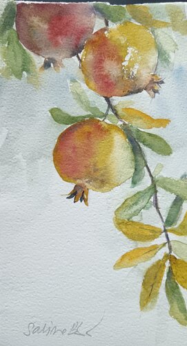 Melograni by Sabine Blomqvist, Work on Paper for Sale on Singulart