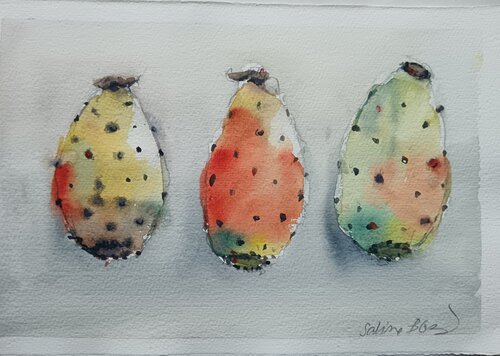 Fichi d'india by Sabine Blomqvist, Work on Paper for Sale on Singulart