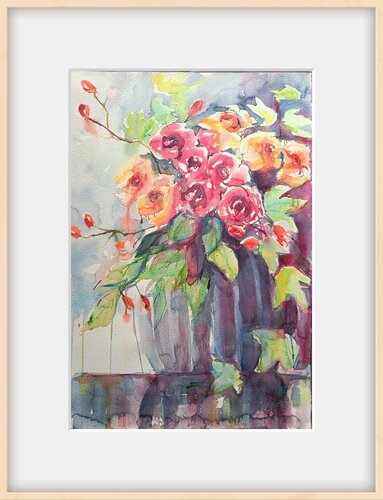 Tratti floreali van Sabine Blomqvist, Werk op papier te koop op Singulart