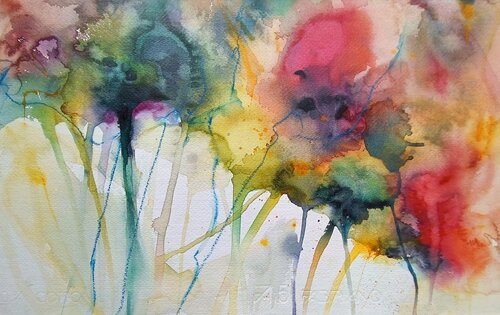 Esplosione di colori von Sabine Blomqvist, Werk auf Papier kaufen auf Singulart