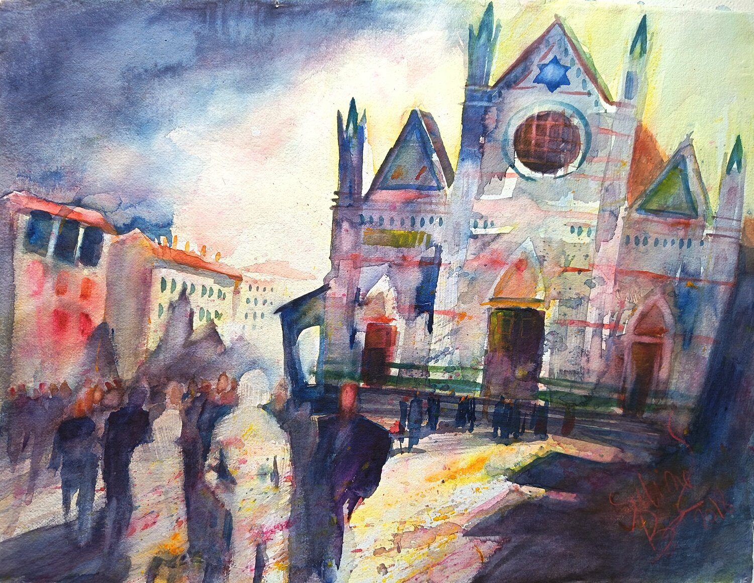 Piazza Santa Croce a Firenze Sabine Blomqvist