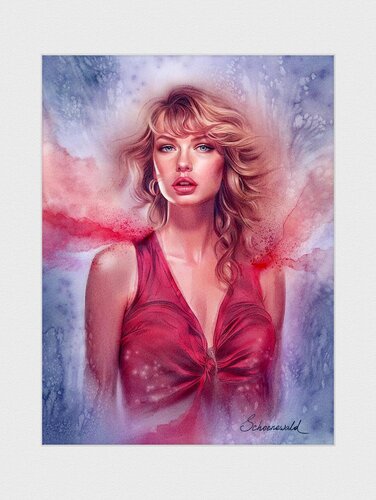 Stellar Icons – Muse of Fire van Tatiana Schönewald, Schilderij te koop op Singulart