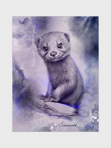 ANIMA GRAPHICA – Otter by Tatiana Schönewald, Digital for Sale on Singulart