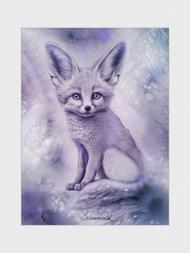 ANIMA GRAPHICA – Fennec Fox von Tatiana Schönewald, Digital kaufen auf Singulart