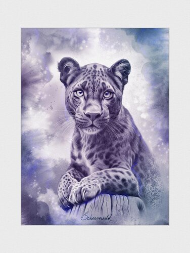 ANIMA GRAPHICA – Black Panther by Tatiana Schönewald, Digital for Sale on Singulart
