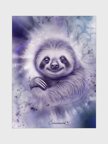 ANIMA GRAPHICA – Sloth von Tatiana Schönewald, Digital kaufen auf Singulart
