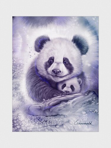 ANIMA GRAPHICA – Panda Bears von Tatiana Schönewald, Digital kaufen auf Singulart