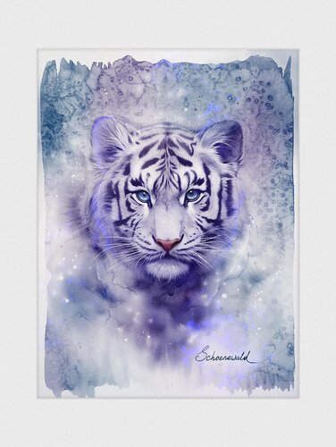 ANIMA GRAPHICA – Tiger di Tatiana Schönewald, Digitale in vendita su Singulart