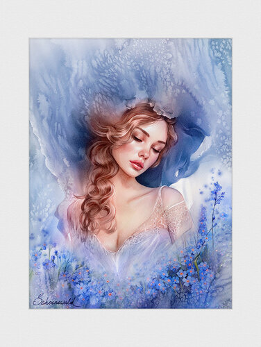 Soft Heritage – Blue Tenderness di Tatiana Schönewald, Digitale in vendita su Singulart
