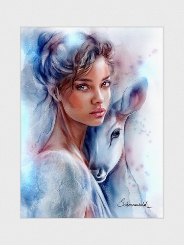 ANIMA DUET – Her Deerlight by Tatiana Schönewald, Digital for Sale on Singulart