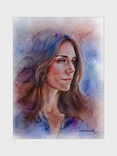 Stellar Icons – Muse of Quiet Strength von Tatiana Schönewald, Malerei kaufen auf Singulart