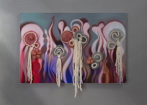 Floating Paradise von Renate Hoefer, Textil kaufen auf Singulart