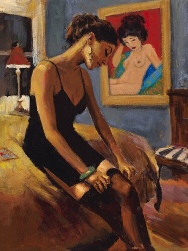 Dolling Up von Fabian Perez, Malerei kaufen auf Singulart