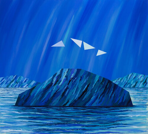 Rapsodia in blu von Gabriele Casale, Malerei kaufen auf Singulart